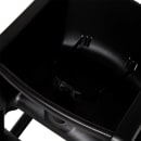 Rubbermaid FG781408BLA 29 3/4" Stackable Plastic High Chair w/ Waist Strap, Black thumbnail 2