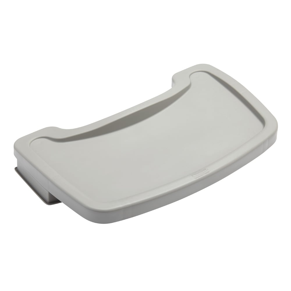 Rubbermaid FG781588PLAT Tray for Sturdy Chair Youth Seat, Platinum
