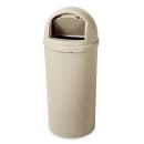 Rubbermaid FG816088BEIG 15 gal Indoor Decorative Trash Can - Plastic, Beige thumbnail 2