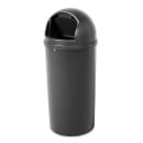 Rubbermaid FG816088BLA 15 gal Indoor Decorative Trash Can - Plastic, Black thumbnail 2