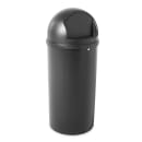 Rubbermaid FG816088BLA 15 gal Indoor Decorative Trash Can - Plastic, Black thumbnail 4