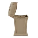 Rubbermaid FG917188BEIG 45 gal Outdoor Decorative Trash Can - Plastic, Beige thumbnail 5