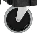 Rubbermaid FG9T6700BLA 2 Level Polymer Utility Cart w/ 500 lb Capacity, Raised Ledges thumbnail 7