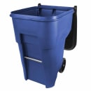 Rubbermaid FG9W2273BLUE 95 gal Utility Wheeled Trash Can - 45 3/5 H x 27 3/10 W x 35 2/5" L, Blue thumbnail 3