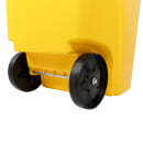 Rubbermaid FG9W2700YEL 50-gal Multiple Material Recycle Bin - Indoor/Outdoor, Wheels thumbnail 5