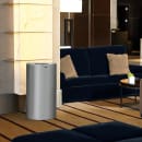 Rubbermaid FGAOT35SAPL 21 gal Indoor Decorative Trash Can - Metal, Satin Aluminum thumbnail 3