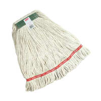 Rubbermaid FGD15306WH00 Large Super Stitch® Wet Mop Head - 4 Ply Cotton, 5" Headband, White thumbnail 2