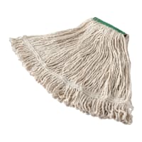 Rubbermaid FGD21206BL00 Medium Super Stitch® Wet Mop Head - 4 Ply Cotton/Synthetic Blend, 1" Headband, Blue thumbnail 4