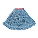 Rubbermaid FGD21306BL00 Large Super Stitch® Mop Head - 4 Ply Cotton/Synthetic Blend, 1" Headband, Blue thumbnail 2