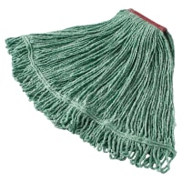Rubbermaid FGD21306BL00 Large Super Stitch® Mop Head - 4 Ply Cotton/Synthetic Blend, 1" Headband, Blue thumbnail 3