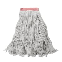 Rubbermaid FGD21306RD00 Large Super Stitch® Mop Head - 4 Ply Cotton/Synthetic Blend, 1" Headband, Red thumbnail 4