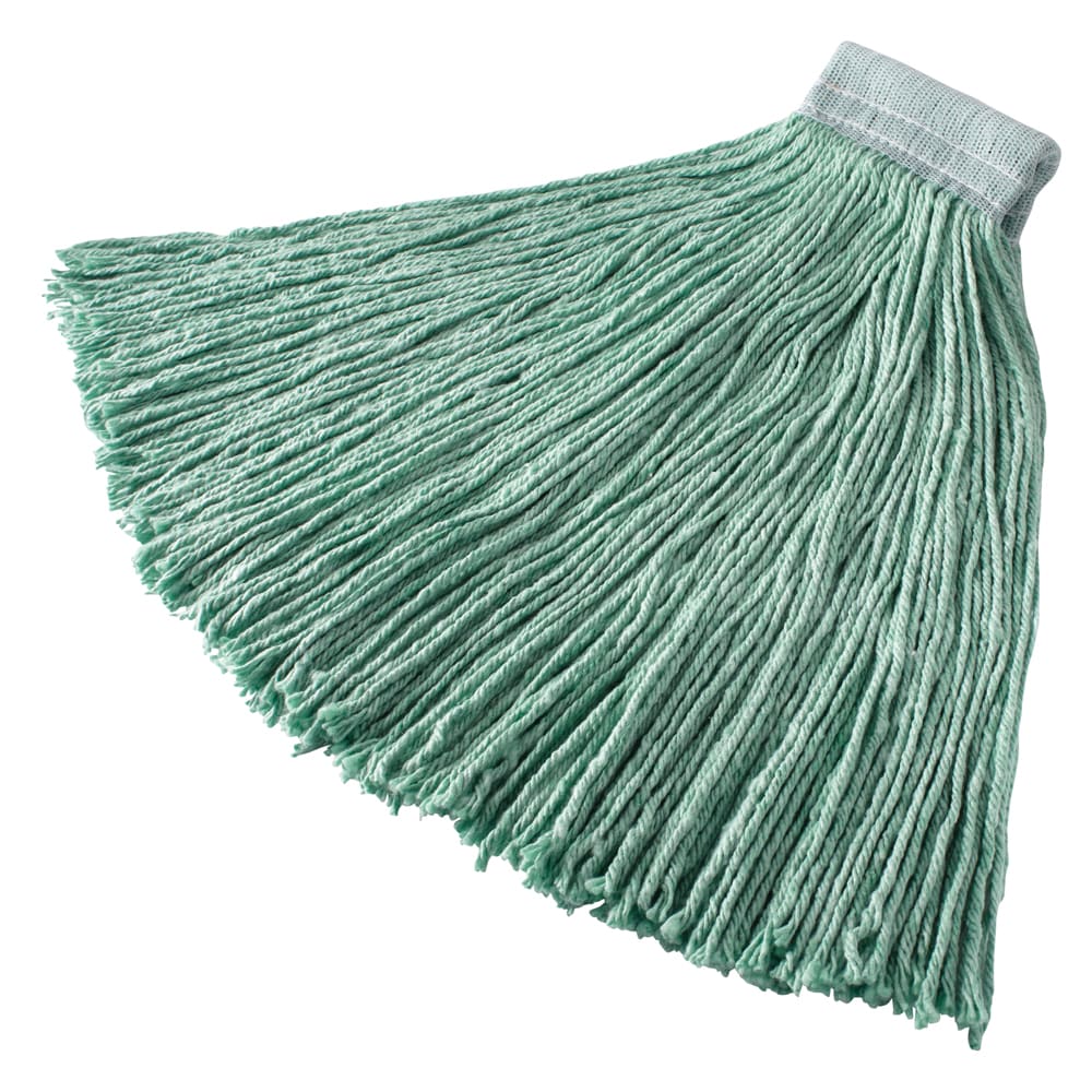 Rubbermaid FGF13700GR00 24 oz Mop Head - 5" Headband, Synthetic Yarn, Green
