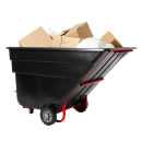 Rubbermaid FG102542 BLA 1 1/2 cu yd Trash Cart w/ 1200 lb Capacity, Black thumbnail 6