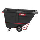 Rubbermaid FG131500BLA 1 cu yd Trash Cart w/ 1250 lb Capacity, Black thumbnail 5