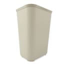 Rubbermaid FG254400BEIG 40 qt Rectangle Waste Basket - Plastic, Beige thumbnail 2