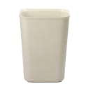 Rubbermaid FG254400BEIG 40 qt Rectangle Waste Basket - Plastic, Beige thumbnail 3