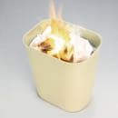 Rubbermaid FG254400BEIG 40 qt Rectangle Waste Basket - Plastic, Beige thumbnail 4