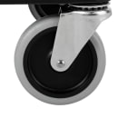 Rubbermaid FG345700BLA 3 Level Polymer Utility Cart w/ 200 lb Capacity, Raised Ledges thumbnail 7