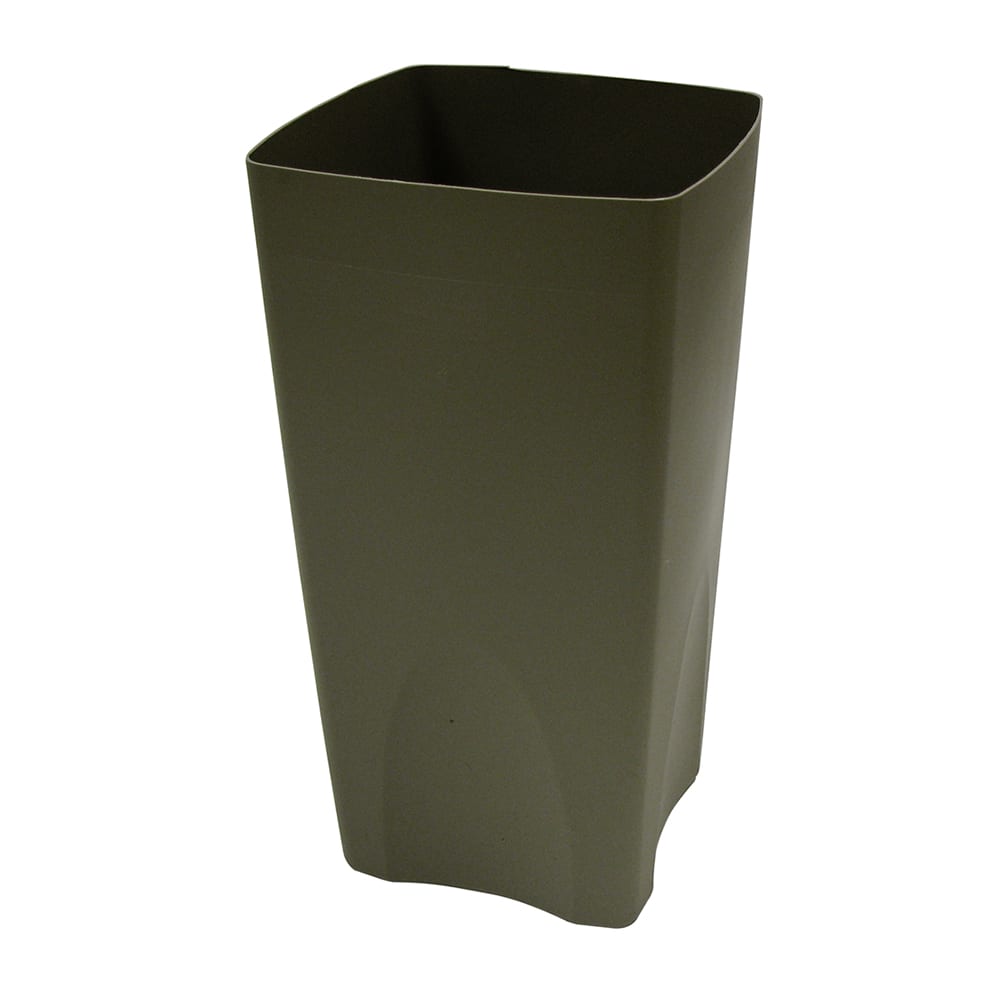 Rubbermaid FG356300BEIG 19 gal Square Rigid Trash Can Liner, Plastic - Beige