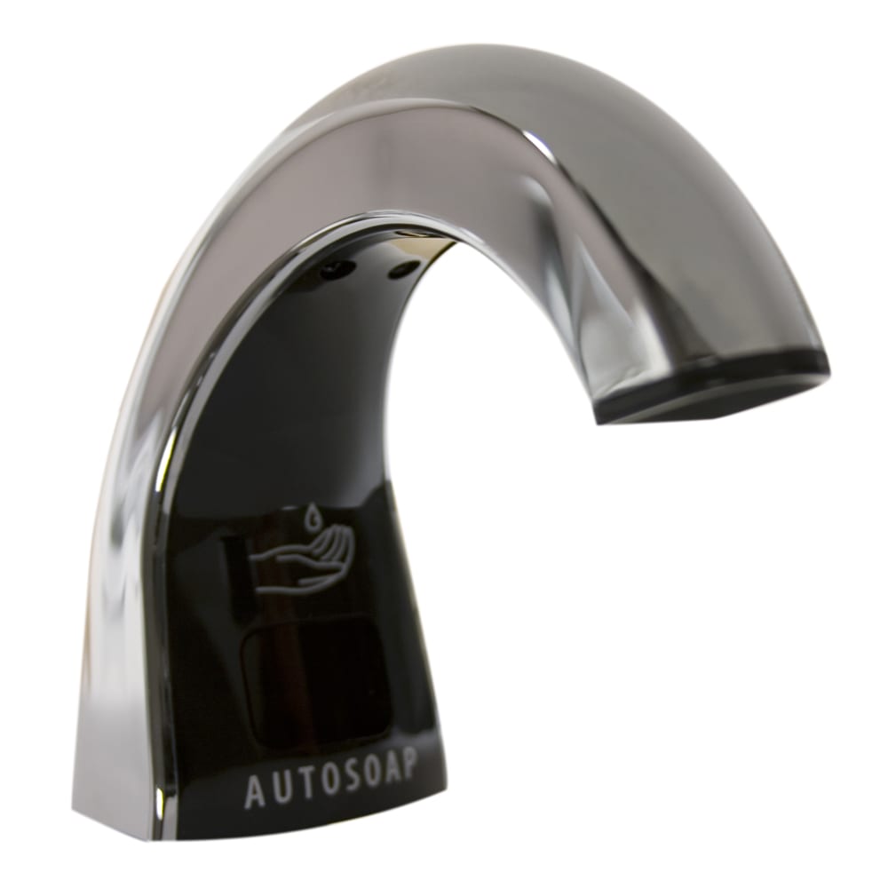 Rubbermaid FG401310 Liquid Soap Dispenser- 800/1600 ml Refills, Polished Chrome/Black