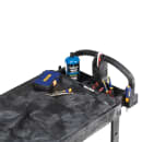 Rubbermaid FG452500 BLA 2 Level Polymer Utility Cart w/ 500 lb Capacity, Flat Ledges thumbnail 5
