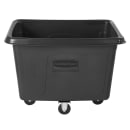 Rubbermaid FG461400 BLA 1/2 cu yd Trash Cart w/ 500 lb Capacity, Black thumbnail 2