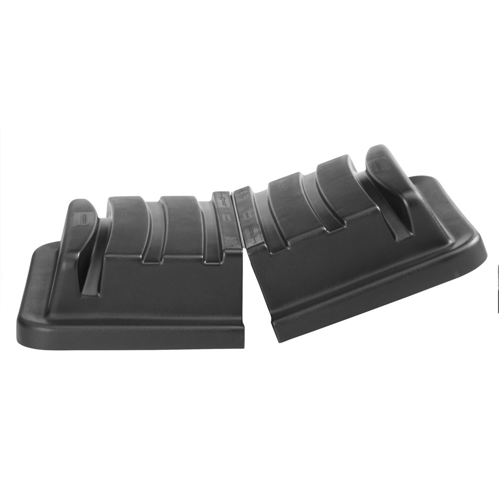 Rubbermaid FG461500 BLA Rectangle Dome Utility Truck Lid - Plastic, Black