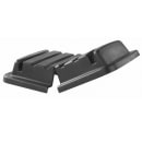 Rubbermaid FG461500 BLA Rectangle Dome Utility Truck Lid - Plastic, Black thumbnail 2