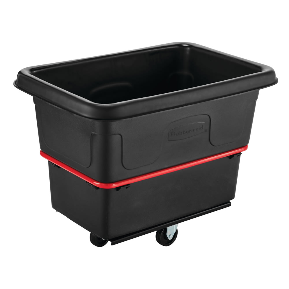 Rubbermaid FG470800 BLA Trash Cart w/ 700 lb Capacity, Black
