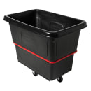 Rubbermaid FG471200 BLA Trash Cart w/ 800 lb Capacity, Black thumbnail 3