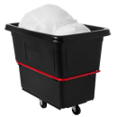 Rubbermaid FG471200 BLA Trash Cart w/ 800 lb Capacity, Black thumbnail 4