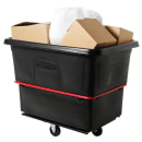 Rubbermaid FG472000 BLA Trash Cart w/ 1200 lb Capacity, Black thumbnail 4