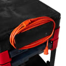 Rubbermaid FG618000 BLA 2 Level Polymer Utility Cart w/ 330 lb Capacity, Flat Ledges thumbnail 7