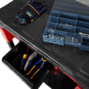 Rubbermaid FG618000 BLA 2 Level Polymer Utility Cart w/ 330 lb Capacity, Flat Ledges thumbnail 8