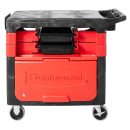 Rubbermaid FG618088 BLA 2 Level Polymer Utility Cart w/ 330 lb Capacity, Flat Ledges thumbnail 3
