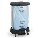 Rubbermaid FG630000 BLA Laundry Cart Hamper w/ Collapsible Basket, 22 3/4"L x 20 3/8"W x 37 1/4"H thumbnail 2