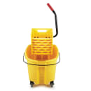 Rubbermaid FG748000YEL 26 qt WaveBrake Mop Bucket Combo - Side Press Wringer, Plastic, Yellow thumbnail 3