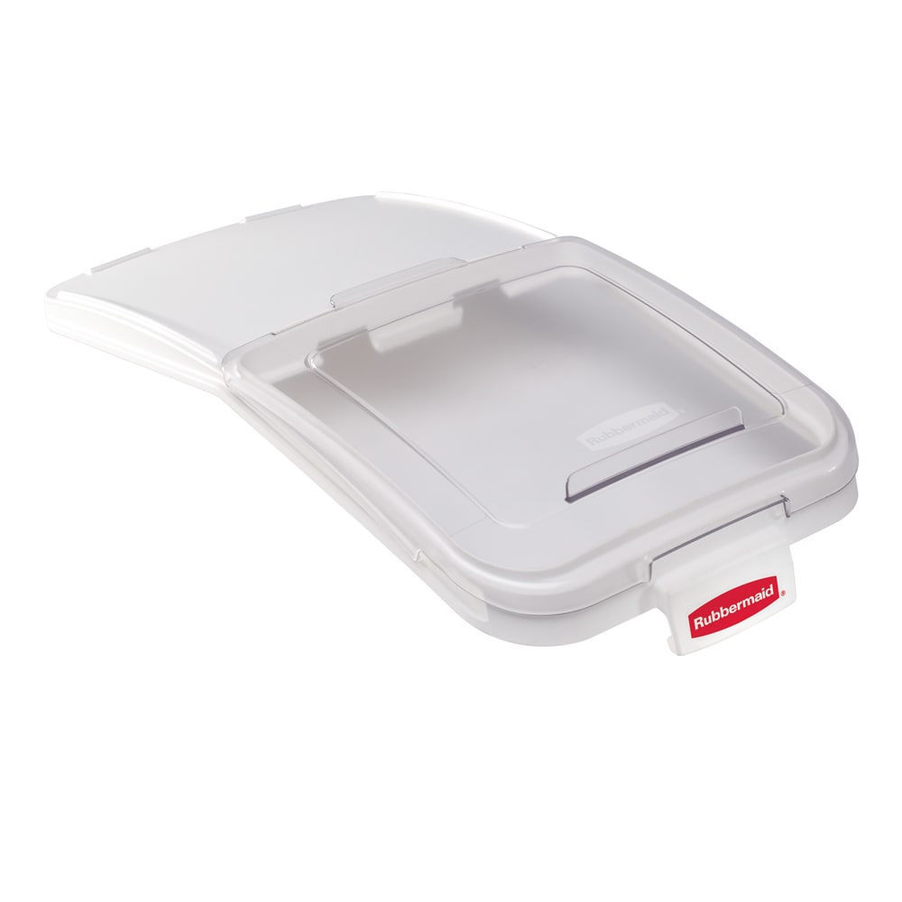 Rubbermaid FG9F7800CLR ProSave® Ingredient Bin Lid with 32 oz Scoop - 29x14 1/2" Clear