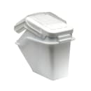 Rubbermaid FG9G5700 WHT ProSave® Safety Storage Bin with Scoop - 6.25 Gallon Capacity, White thumbnail 5