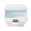 Rubbermaid FG9G5800 WHT ProSave® Safety Storage Bin with Scoop - 12.63 Gallon Capacity, White thumbnail 2