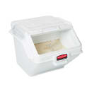 Rubbermaid FG9G5800 WHT ProSave® Safety Storage Bin with Scoop - 12.63 Gallon Capacity, White thumbnail 6