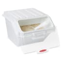 Rubbermaid FG9G6000WHT ProSave® Safety Storage Bin with Scoop - 2.62 Gallon Capacity, White thumbnail 5