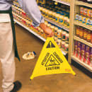 Rubbermaid FG9S0100 YEL 30" Wet Floor Safety Cone - Pop-Up, Yellow thumbnail 2