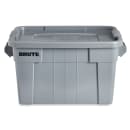 Rubbermaid FG9S3100 GRAY BRUTE® Bus Box w/ Lid - 27 9/10" x 17 2/5" x 15", Gray thumbnail 2