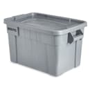 Rubbermaid FG9S3100 GRAY BRUTE® Bus Box w/ Lid - 27 9/10" x 17 2/5" x 15", Gray thumbnail 3