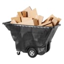 Rubbermaid FG9T1400 BLA 1/2 cu yd Trash Cart w/ 850 lb Capacity, Black thumbnail 5