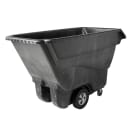 Rubbermaid FG9T1500 BLA 1 cu yd Trash Cart w/ 1250 lb Capacity, Black thumbnail 3
