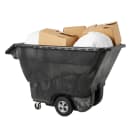 Rubbermaid FG9T1500 BLA 1 cu yd Trash Cart w/ 1250 lb Capacity, Black thumbnail 4