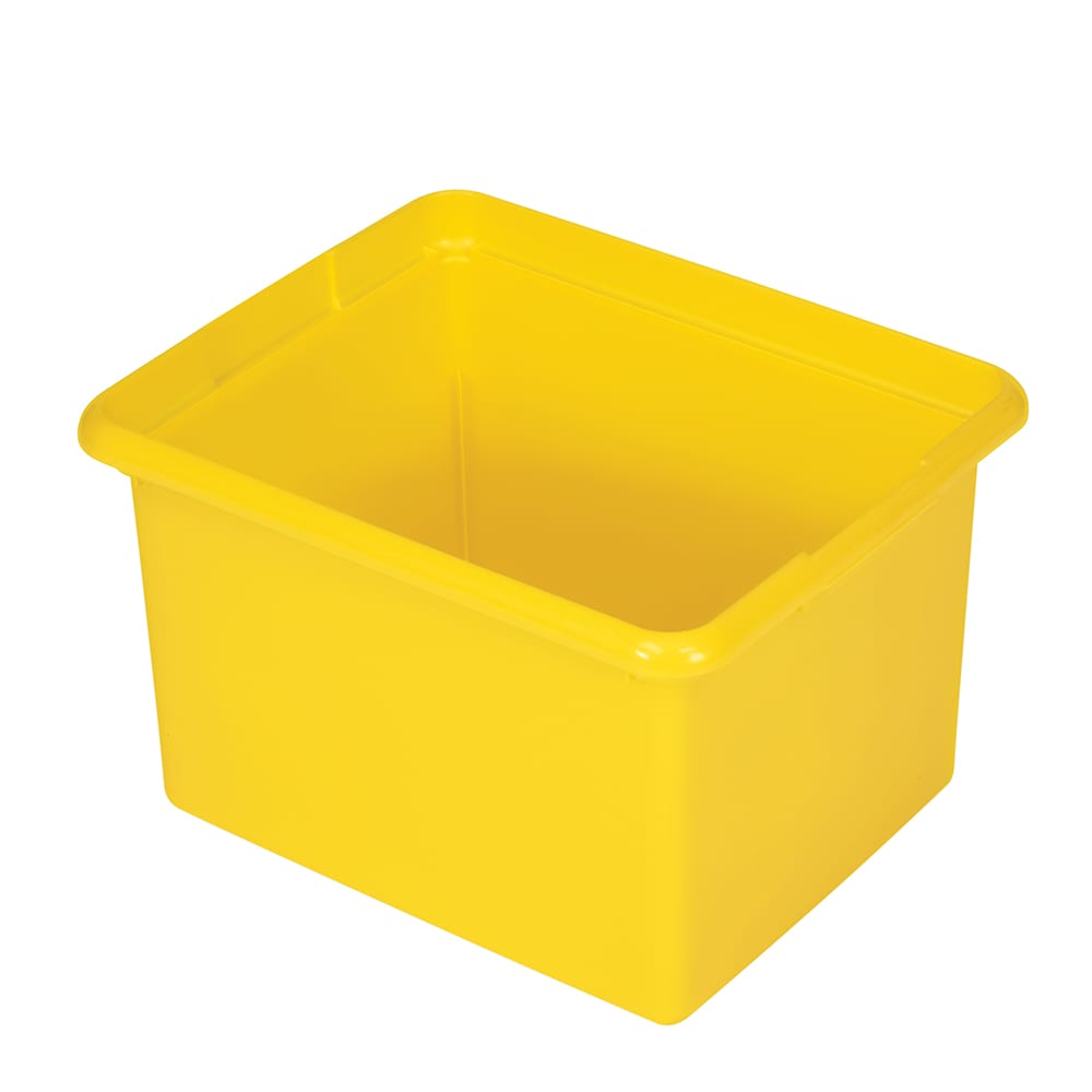 Rubbermaid FG9T8400 YEL Bus Box - 17 1/2" x 14" x 11", Yellow