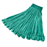 Rubbermaid FGA25306OR00 Large Wet Mop Head - 5" Headband, 4 Ply Cotton/Synthetic Blend, Orange thumbnail 2